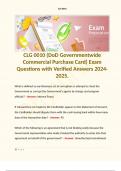 CLG 0010 DoD Government Commercial Purchase Card Overview Bundle&period; 