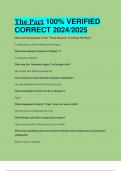 BEST ANSWERS The Pact 100&percnt; VERIFIED  CORRECT 2024&sol;2025