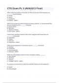 CTO Exam Pt&period; 3 &lpar;AVIA3213 Final&rpar;&period;