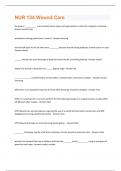 NUR 134 Wound Care questions and answers all are correct 2024 graded A+