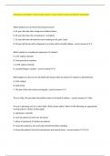 HERZING UNIVERSITY MED SURG EXAM 1 2024 WITH 100% ACCURATE ANSWERS
