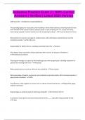 Asbestos Practice Exam 2 &vert; 100&percnt; Correct Answers &vert; Verified &vert; Latest 2024 Version