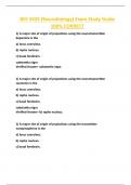 BIO 3433 (Neurobiology) Exam Study Guide  100% CORRECT