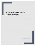 HOMEOSTASIS AND ORGAN SYSTEM (BBS1002): cases, lectures, and practicals