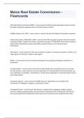 Maine Real Estate Commission Study Guide &period;