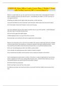 AMEDD RC-Basic Officer Leader Course Phase 1 Module C Exam with Verified Answers&vert; 100&percnt; Correct&vert; Rated A&plus;