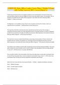 AMEDD RC-Basic Officer Leader Course Phase 1 Module D Exam with Verified Answers&vert; 100&percnt; Correct&vert; Rated A&plus;