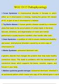 Pathophysiology D115 WGU  Questions and Answers &lpar;2024&sol;2025&rpar; &lpar;Verified Answers&rpar;