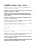 WMNST 106&lowbar; Exam 1 Study Guide with complete solution &sol; Latest updated&period;