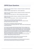 CIPP&lowbar;E Exam Questions&period;