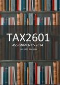 TAX2601 Assignment 5 Semester 1 2024