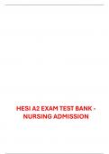 HESI A2 EXAM TEST BANK - NURSING ADMISSION  ENTRANCE EXAMS  (PRACTICE QUESTIONS) What does ambivalent mean? - correct answerMixed feelings  or contradictory ideas.correct answerWhat does circumspect  mean? - correct answerBeing careful and avoiding  risks