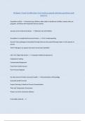 Walmart- Food Certification Test written passed solution questions and answers&period;