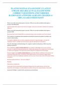 PLATINUM FINAL EXAM EMTP 3&period;3 LATEST UPDATE 2023-2024 ACTUAL EXAMS WITH CORRECT QUESTIONS AND VERIFIED RATIONALES ANSWERS ALREADY GRADED A&plus; 100&percnt; GUARANTEED PASS&excl;&excl;&excl;