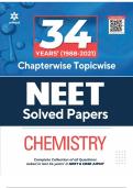 Exam &lpar;elaborations&rpar; Neet  34 Years Chapterwise Solutions NEET Chemistry 2022