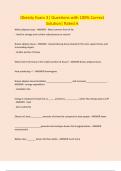 Obesity Exam 3&vert; Questions with 100&percnt; Correct Solution&vert; Rated A