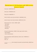 Obesity Exam 2&vert; 103 Questions with 100&percnt; Correct Solution&vert; Rated A