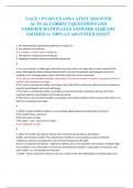 NACE 1 PN-RN EXAMS LATEST 2024 WITH ACTUAL CORRECT QUESTIONS AND VERIFIED RATIONALES ANSWERS ALREADY GRADED A&plus; 100&percnt; GUARANTEED PASS&excl;&excl;&excl;