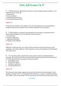 NSG 420 Exam Ch 37 Actual Exam 2024 Q & A  &lpar;Graded A&plus; &rpar; 