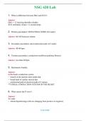 NSG 420 Lab Actual Exam 2024 Q & A  &lpar;Graded A&plus; &rpar; 