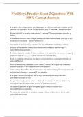 Fred Loya Practice Exam 2 Questions With 100&percnt; Correct Answers