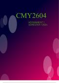 CMY2604 Assignment 1 Semester 1 2024