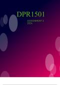 DPR1501 Assessment 3 18 April 2024
