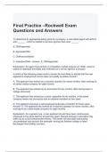 Final Practice –Rockwell Exam Questions and Answers
