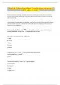 BUNDLE&colon;&colon; Health & Wellness Coaching Exam  &vert; 100&percnt; solved Graded A&plus;