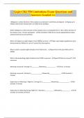 Gojet CRJ 550 Limitations Exam Questions and Answers Graded A&plus;