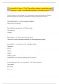 Corporal's Course &lpar;Fire Team Operations&rpar; questions and answers with Accredited solutions&vert; Already passed