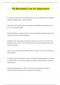 PA Mandated Law for Appraisers