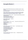 Georgette Module 3&comma; Questions and Answers Graded A&plus;