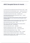 ANCC Georgette Review for boards Questions and Answers Graded A&plus;