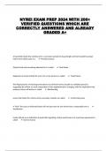 NYREI EXAM PREP 2024 WITH 200&plus; VERIFIED QUESTIONS WHICH ARE CORRECTLY ANSWERED AND ALREADY GRADED A&plus;