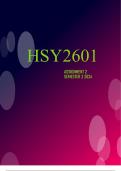 HSY2601 Assessment 2 Semester 2 2024