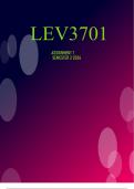 LEV3701 Assignment 1 Semester 2 2024