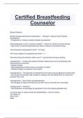 Certified Breastfeeding  Counselor