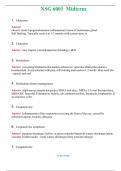 NSG 6001 Test Bank 2024 BUNDLE Questions and Verified Answers 