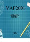 VAP2601 Assignment 4 Semester 2 2024