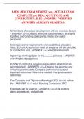 IAEM AEM EXAM NEWEST 2024 ACTUAL EXAM  COMPLETE 270 REAL QUESTIONS AND  CORRECT DETAILED ANSWERS &lpar;VERIFIED  ANSWERS&rpar; ALREADY GRADED A&period;