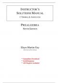 Solutions for Prealgebra, 9th Edition Martin-Gay (All Chapters included)