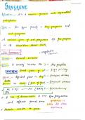 Gangrene pathology handwritten notes 