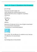 Exph 101 Exam 2 Questions And Answers&excl;&excl;