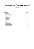 Alle examenstof VWO scheikunde