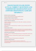 NSG533&sol;NSG533 EXAMS &vert;WITH ACTUAL CORRECT QUESTIONS AND VERIFIED DETAILED RATIONALES ANSWERS 2024&lpar;NEWEST&rpar; ALREADY GRADED A&plus;