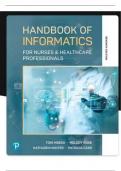 TEST BANK FOR Handbook of Informatics, 7th EDITION (Hebda) Chapter 1-20