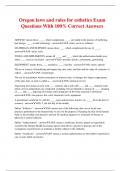 Oregon laws and rules for esthetics Exam Questions With 100% Correct Answer