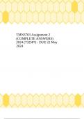 TMN3703 Assignment 2 (COMPLETE ANSWERS) 2024 (732587) - DUE 22 May 2024