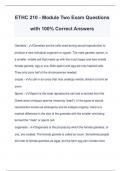 ETHC 210 - Module Two Exam Questions with 100&percnt; Correct Answers